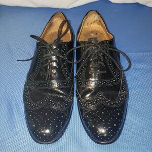 Giorgio Brutini Men's Black Leather Oxford Shoes - 7M